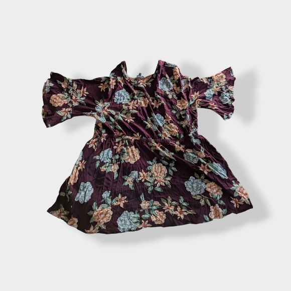 Torrid Stretch Challis Surplice Top - Picture 2 of 5